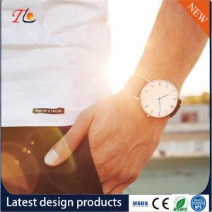 China Wholesale Men's Watches PU Watch Band/Strap Alloy Case Business Watches Fashion Watches Can Be Customized Logo supplier
