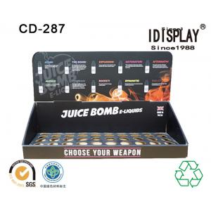China Retail Store E Liquid Juice Cardboard Table Top Displays , Cigarette Cardboard Display Racks Cabinet supplier