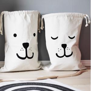 China 11.5x13.5 Inch Clothing Drawstring Cotton Laundry Bags supplier