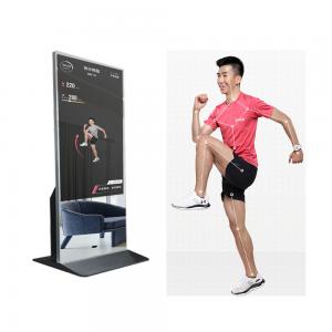 China 1920x1080 Home Fitness Screen Interactive Fitting Android Smart Magic Mirror Media Advertising supplier