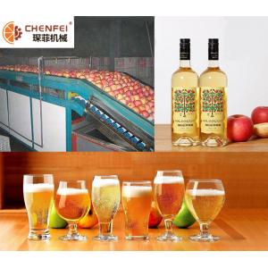 Energy Saving Fermentation Equipment Small Capacity Apple Pear Fruit Wine Production Line