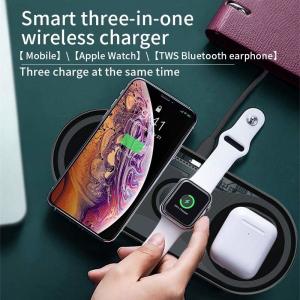 China Multifunctional Fast 15W Smart Watch Wireless Chargers Type C Input supplier