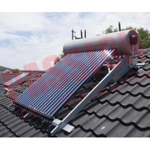 China Integrated Pressurized Rooftop Solar Water Heater Silver Steel Outer Tank supplier