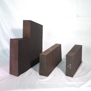 China Semi-Rebonded Magnesia Chrome Refractory Brick For Non-Ferrous Industry Anode Furnace supplier
