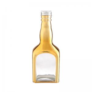 Body Material Super Flint Glass 500ml Luxury Long Neck Tequila Glass Bottle for Bar