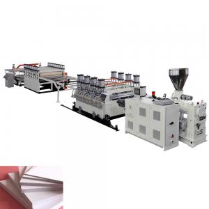Pvc Celuka Foam Board Extrusion Line With Double Screw Extruder 80/156