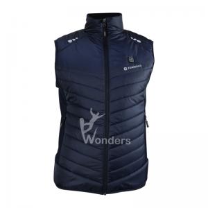 Mens Electric Heated Fashion Fitted Lightweight Puffer Vest Usb Charging Heated