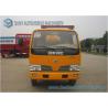 Caminhão dado forma elíptico do saneamento de 5000L 112hp Dongfeng para o