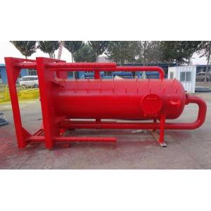 Skid Mounted Solids Control Equipment , Liquid And Gas Poor Boy Degasser