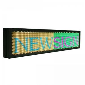 China Wireless USB P5  Taxi message LED Window Display Signs Full Color RGB Programmable supplier
