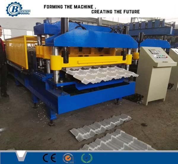 CNC Metal Roof Tile Roll Forming Machine With Thickness 0.3-0.7mm 8000kg