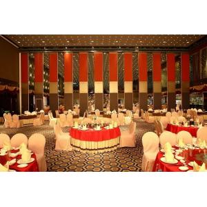 China Wooden Surface Folding and Movable Partition Walls For Banquet Hall supplier
