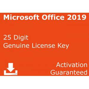 China 32 /64 Bit Microsoft Office 2019 Professional Genuine Licence Key For 1 PC Windows / Mac supplier