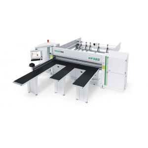 China PC Control Cnc Cutting Saw With Circular Saw Blades And Four Front Feeding Tables supplier