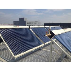 China Hotel / Hostels Pressurized Solar Hot Water Heating System With Intelligent Controller supplier