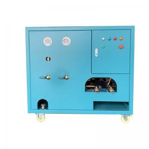 2HP oil less high pressure low temperature refrigerant recovery machine R23 R13 gas charging machine