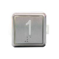China Stainless Steel Elevator Lift Cop Button Push Touchless With Braille Red LED Light on sale