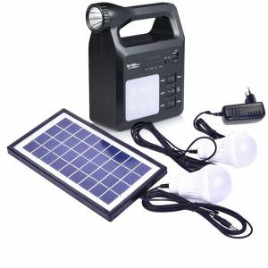 China 3W Multifunctional Rechargeable cell phone lampara emergencia camping emergency Solar light Energy home Systems supplier