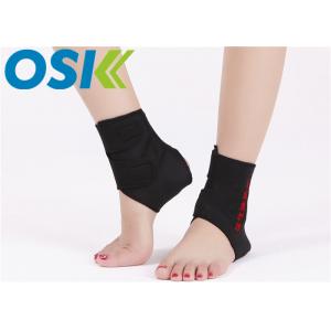 China Unisex Self Heating Tourmaline Neoprene Ankle Brace Customized Logo Free Size supplier