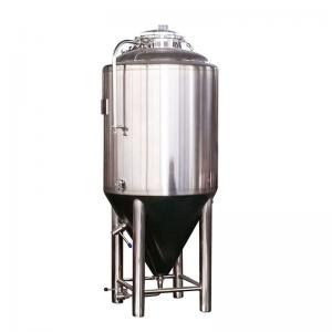 Beer Fermentation Brewing System with Semi Automatic PLC Control and 3mm Inner Thickness