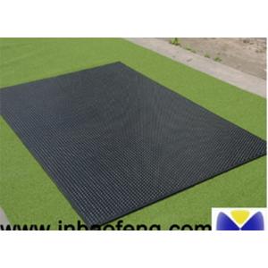 Black Cattle Mats Rubber Horse Stall Mats 12-25mm Thickness Anti Rust