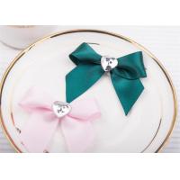 China Decoration Tie Satin Ribbon Bow Washable Home Textile With Dyeing on sale