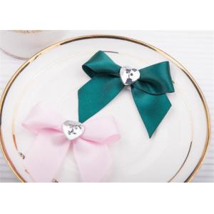 China Decoration Tie Satin Ribbon Bow Washable Home Textile With Dyeing supplier