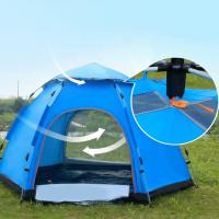 China Hexagon Sunscreen Folding Camping Tent Waterproof Popup Tent on sale