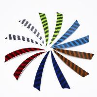 Wholesale 3"/4"/5" Parabolic And Shield Shape ,Solid Color And Barred,Full Length Right/Left Wing Arrow turkey Feathers
