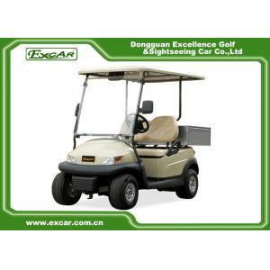 China Ce 2 Seater Electric Golf Car Italy Graziano Axle 48v Trojan Battery supplier