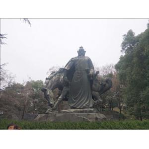 China Artificial Style Outdoor Bronze Sculpture , Classical Casting Antique Bronze Statues supplier