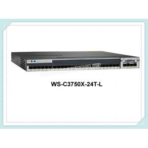 China Cisco Ethernet Network Switch WS-C3750X-24T-L 24 Ports Fiber Optic Ethernet Switch supplier