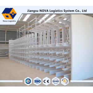 China Long Shaped Loads Storage Cantilever Storage Racks Warehouse cantilever racks for steel supplier
