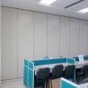 Interior Office Partition Walls , Folding Room Dividers with Sliding Aluminium