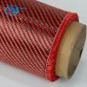 1st Quality Carbon Kevlar Hybrid Fabric 50" width,Kevlar aramid fiber red fabric