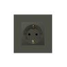 Zócalo de la corriente eléctrica del PA Champán, schuko enchufe elegante de 16 amperios