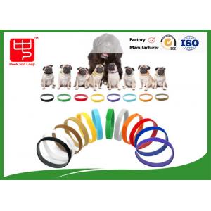 Puppy Id Collars Thin Hook And Loop Straps For Dog Pet , Color Distinguish