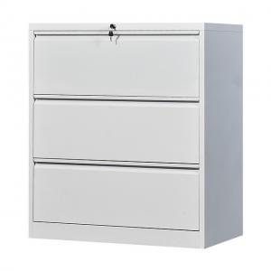 Office Furniture Lockable Steel Lateral Filing Cabinet 3 Drawer Hanging Filing Cabinet