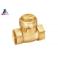 China 1/2 3/4 Brass Swing Check Valve For Water ISO228 Thread on sale