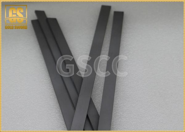 Bending Resistance Tungsten Flat Bar / Hard Wood Cutting Tungsten Carbide Blanks