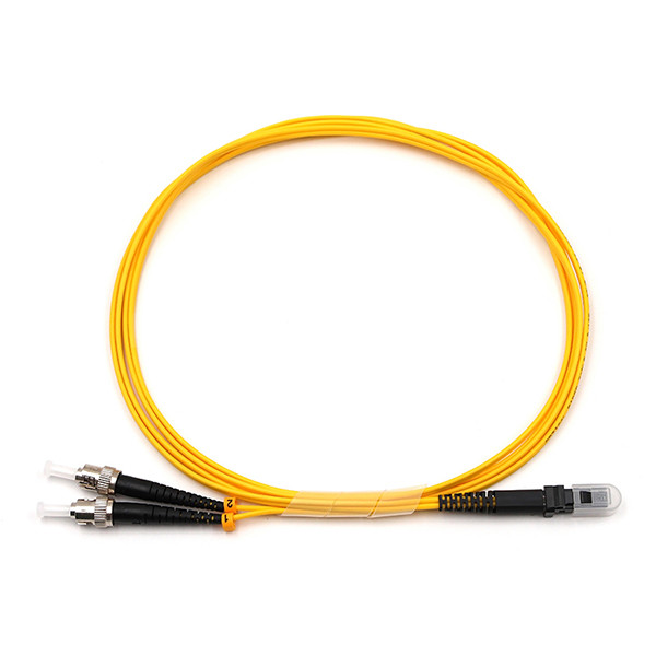 China MTRJ PC à ST UPC Duplex mode unique OS2 câble à fibre OFNR 2,0 mm Jaune supplier