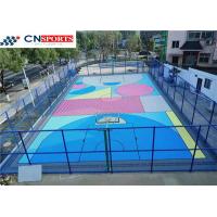 China SPU Synthetic Basketball Court Flooring IAAF No Bubbles on sale