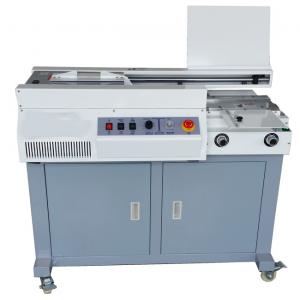 China 320mm A4 Binding Machine , Perfect Book Binding Machine With Sun Milling Cutter supplier