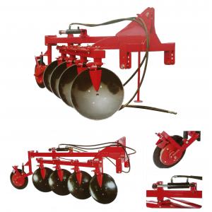 1LYDP series farm tractor mounted two-ways hydraulic turning disc plough,working depth 250-300mm