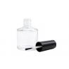 China 7.5ml Square Clear Glass Cosmetic Bottles For Nail Polish wholesale
