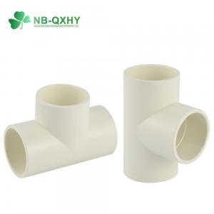China Forged PVC Pipe Fitting Reducer Tee 1/2 Inch to 4 Inch ASTM Sch40 Three Way Connector supplier