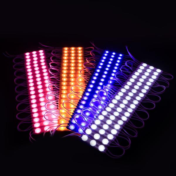 12v 3 Lente de señales de luz 1.5W SMD 2835 módulo de señal lámpara panel de inyección de retro LED Modulo de luz