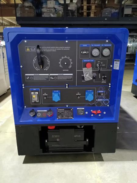 600A Diésel Motor de refrigeración por aire Soldadora aplicada en plataforma de plataforma de petróleo