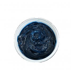 Fully synthetic high temperature and wear resistant blue lithium bearing grease