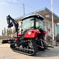 China Agricultural 120HP Crawler Tractor Small Garden Tractor With Front Loader on sale